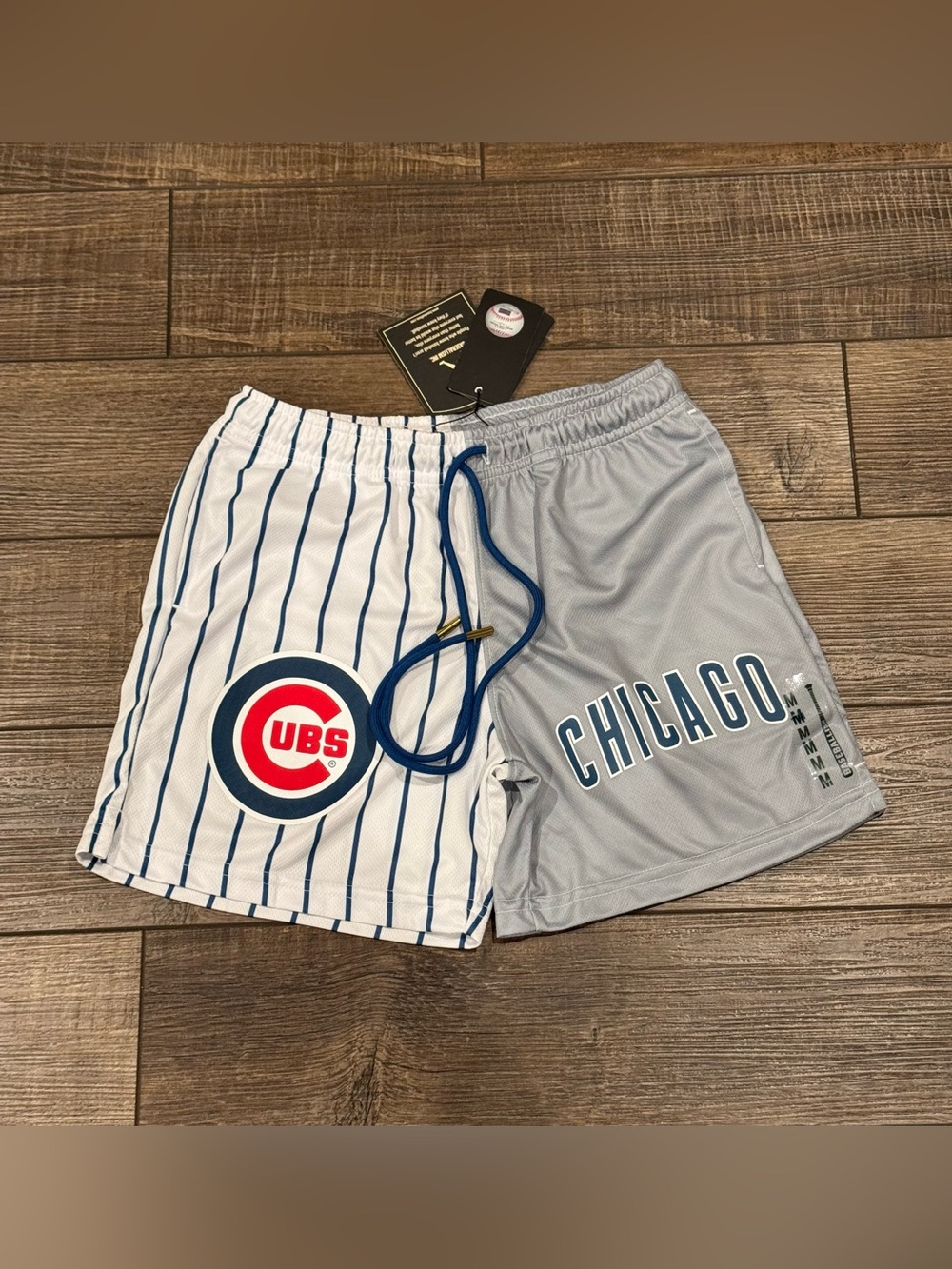 Baseballism Home Away Diamond Air Youth Mesh Shorts Chicago Cubs YM NEW MSRP $55